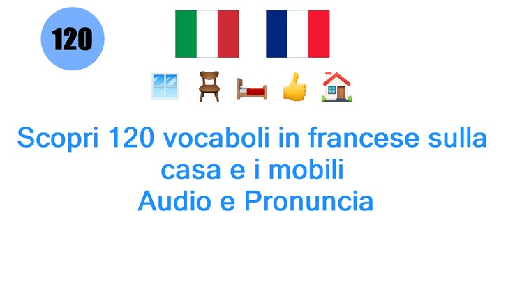 Scopri 120 vocaboli in francese sulla casa e i mobili: Audio e Pronuncia